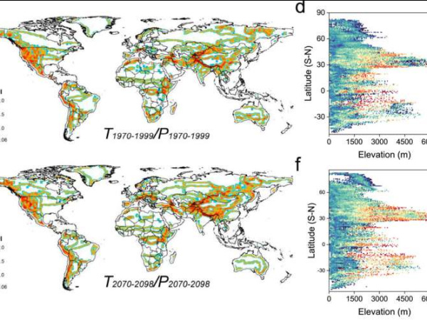 High elevation regions may become wildlife refuges through climate change